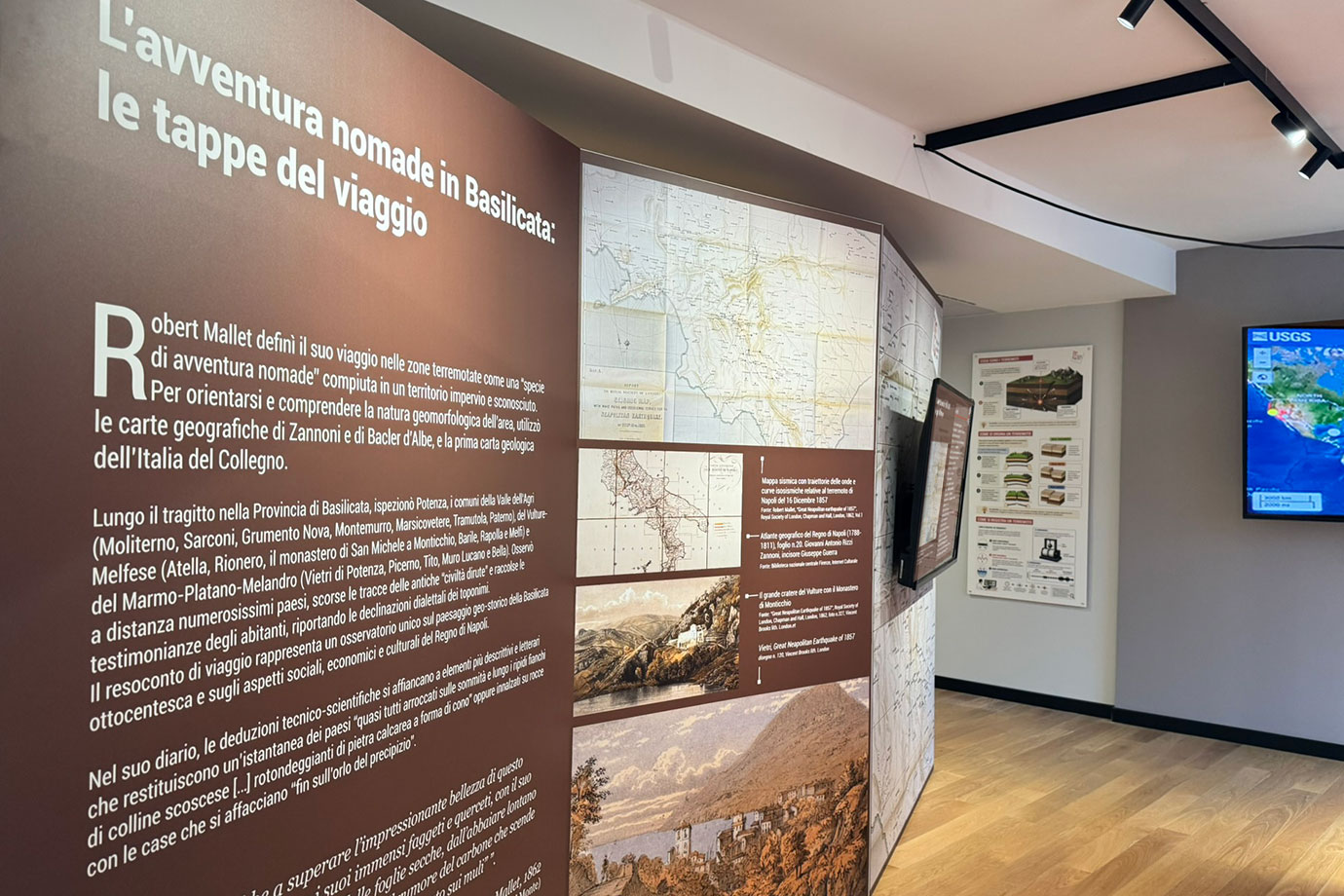 immagine museo sezione viaggio di Robert Mallet